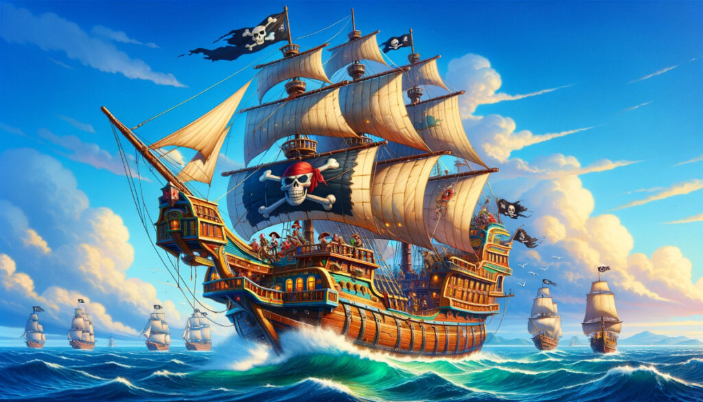 Luffy Bateau pirate 1
